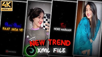 Heeriye Heeriye Trend Song Xml File 💯❤️‍🔥 || Instagram Youtube Facebook Trending Xml File || #xml