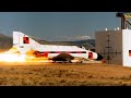 F-4 Phantom Jet Slams into Wall with its Afterburner On