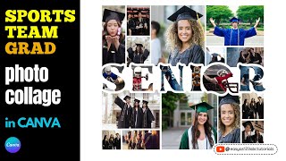 Seniors Photo Collage Canva Tutorial for Beginners - Canva Tutorial Step by Step screenshot 5