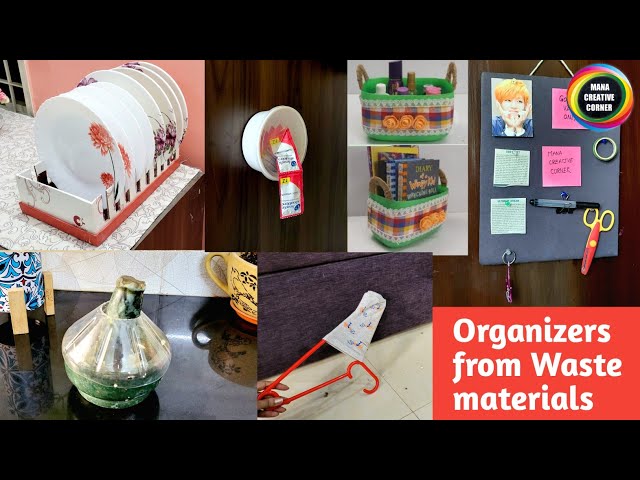 Organize Your Home for FREE  7 Creative Home Organizing Ideas from Waste  Items 