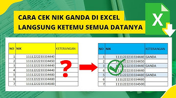 Cara Cek Nik Ganda Di Excel Serta Rumus Mencari Nik Ganda Di Excel Langsung Ketemu