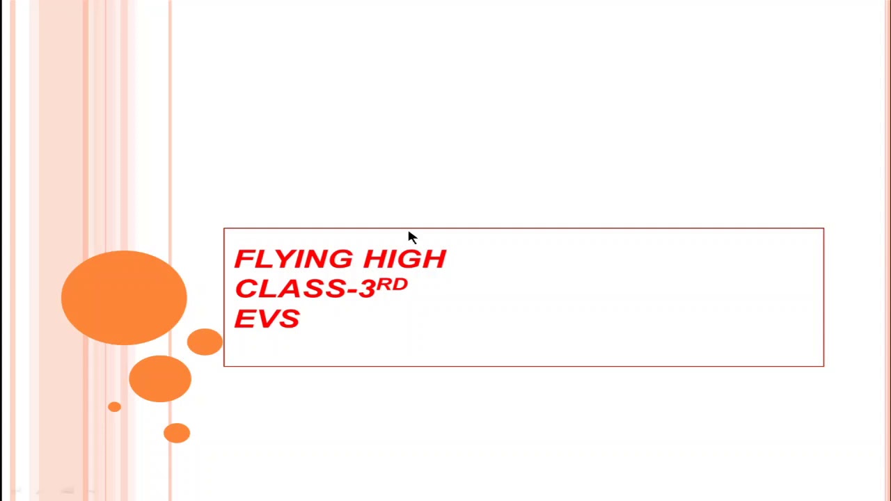 Flying high/EXERCISE/WORKSHEET,CLASS-3RD ,EVS