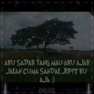 Aku sadar siapa diriku tidak pantas buat kamu..