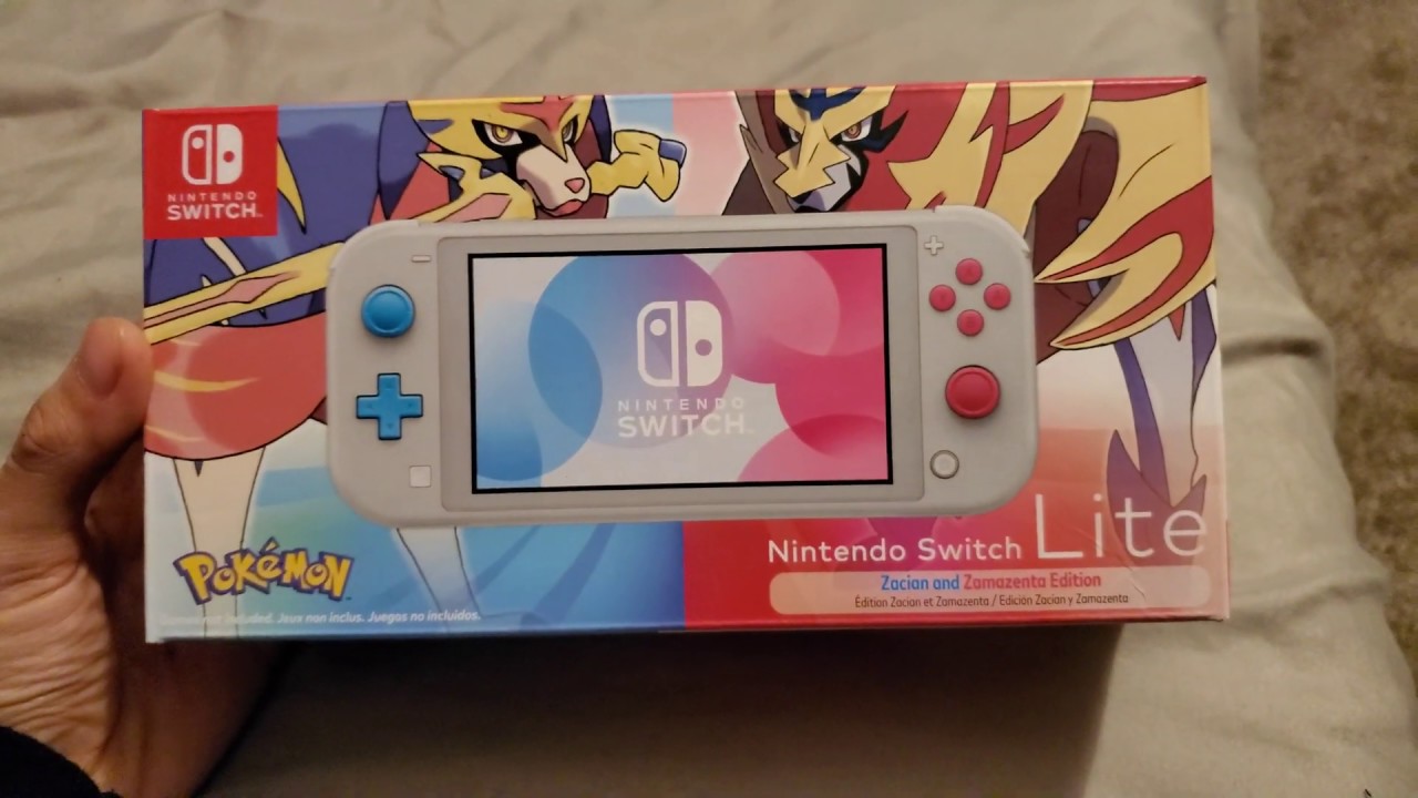 Nintendo Switch Lite Unboxing! (Pokemon Sword and Shield Edition) YouTube
