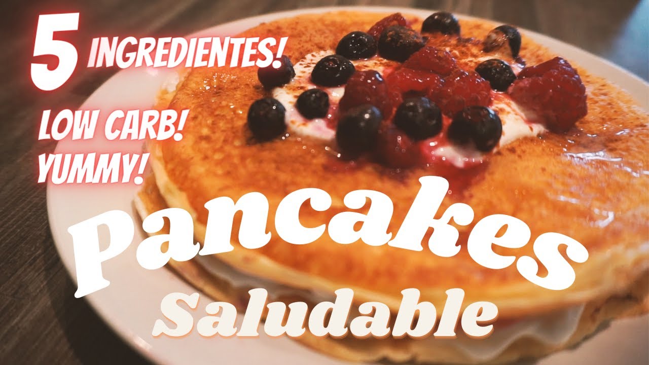 PANCAKES SALUDABLES Y ESPONJOSOS! SÓLO 5 INGREDIENTES Ana la Coreana