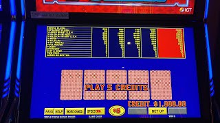 Our Personal Record-Breaking Livestream Hit! Live High Limit Video Poker From Caesar’s Danville!