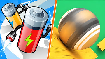 Battery Run 🆚 Action Balls Gyrosphere Race Speedrun Android iOS Gameplay Walkthrough 4K RT79PI