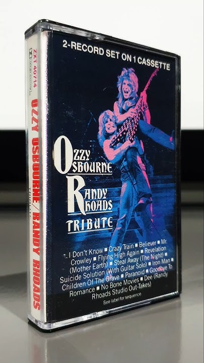 ozzy osbourne randy rhoads tribute cassette