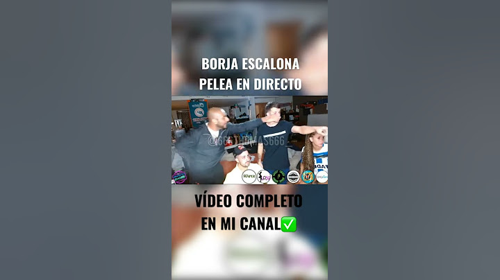 Borja Escalona pelea en directo. #shorts #borjaescalona