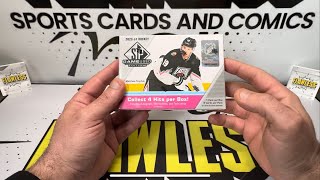 Release Day Rip! 2023-24 Upper Deck Sp Game Used Hockey Hobby!  💎 Top Rookie Hit!