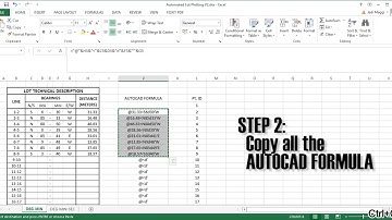 Automated Lot Plotting in AutoCAD with Excel