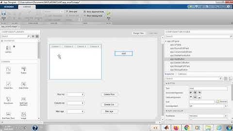 شرح مصمم التطبيقات قى ماتلاب قراءة جداول اكسل  Matlab App Designer with excel الدرس الرابع