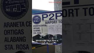 Travel Hacks: P2P Bus papunta/paalis ng NAIA 3 #naiaterminal3 #travelhacks