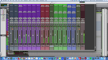 Pro Tools - Using Auxes For Submixes