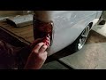 1980 Datsun Sunny Truck 8 yr project - tail light install