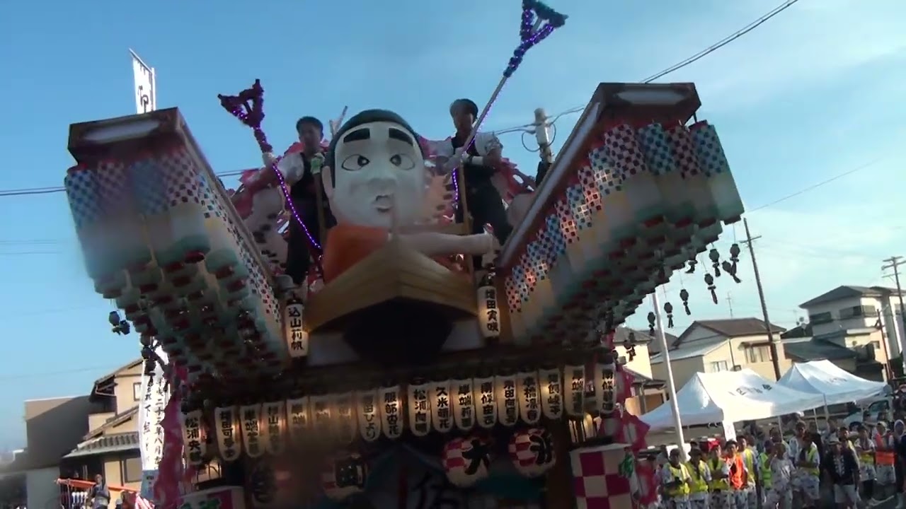 令和７年住吉神社祭典中日　港町大浜組　宮入