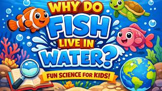Why Do Fish Live in Water? 🐠 The Amazing Science Kids NEED to Know!| Smart Spark Kids