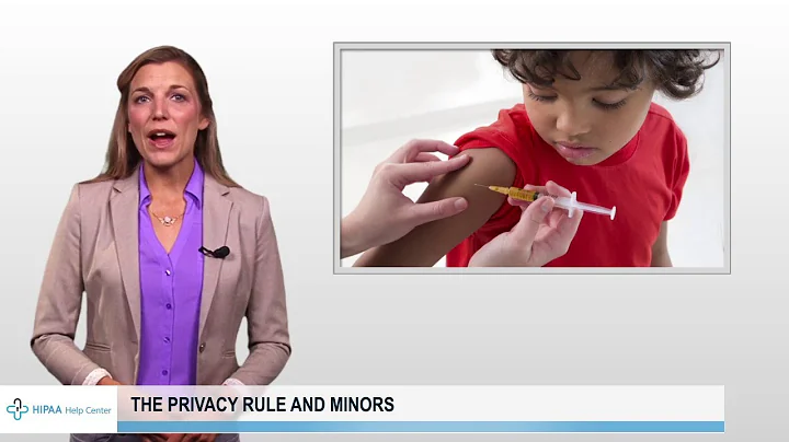How does the HIPAA Privacy Rule apply to minors?