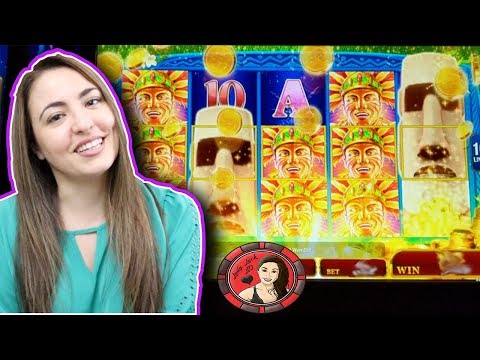 MOAI JACKPOT HANDPAY on a Slot Machine Line Hit