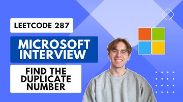 Leetcode 287. Find the Duplicate Number - Microsoft Interview Question