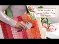 How to make a jelly roll tote with pockets  a shabby fabrics tutorial