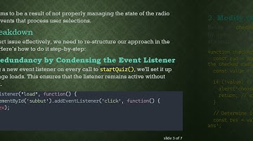 Resolving the Radio Button Alert Issue in Your Quiz App