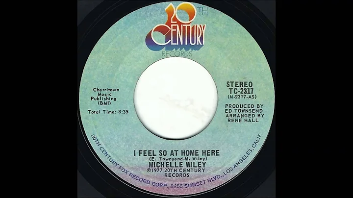 Michelle Wiley - I Feel So At Home Here