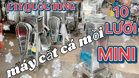 MÁY CẮT CÁ MỒI MINI 10 LƯỠI 🐟🐟📱0948094242 -0919696917