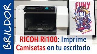 Impresora de Camisetas RICOH Ri100: la DTG más compacta y económica