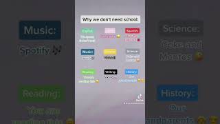 Why we don’t need school :) (joke)