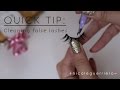 Quick Tip: Cleaning False Lashes