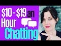 Work From Home Jobs | Make $10 To $19 Per Hour Chatting