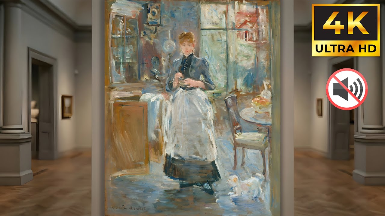 In the Dining Room (1886) In 4k | 5 Minutes of Classical Art Ambience | Eternal Art Gallery
