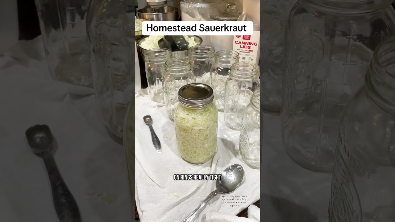 Простая квашеная капуста без всего необходимого оборудования для ферментации! 