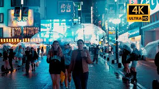 Shinjuku, Kabukicho Red light district Walk Rainy Night Cinematic Atmosphere 4K✨