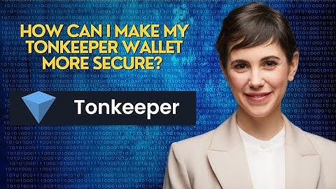 How can I make my Tonkeeper wallet more secure?