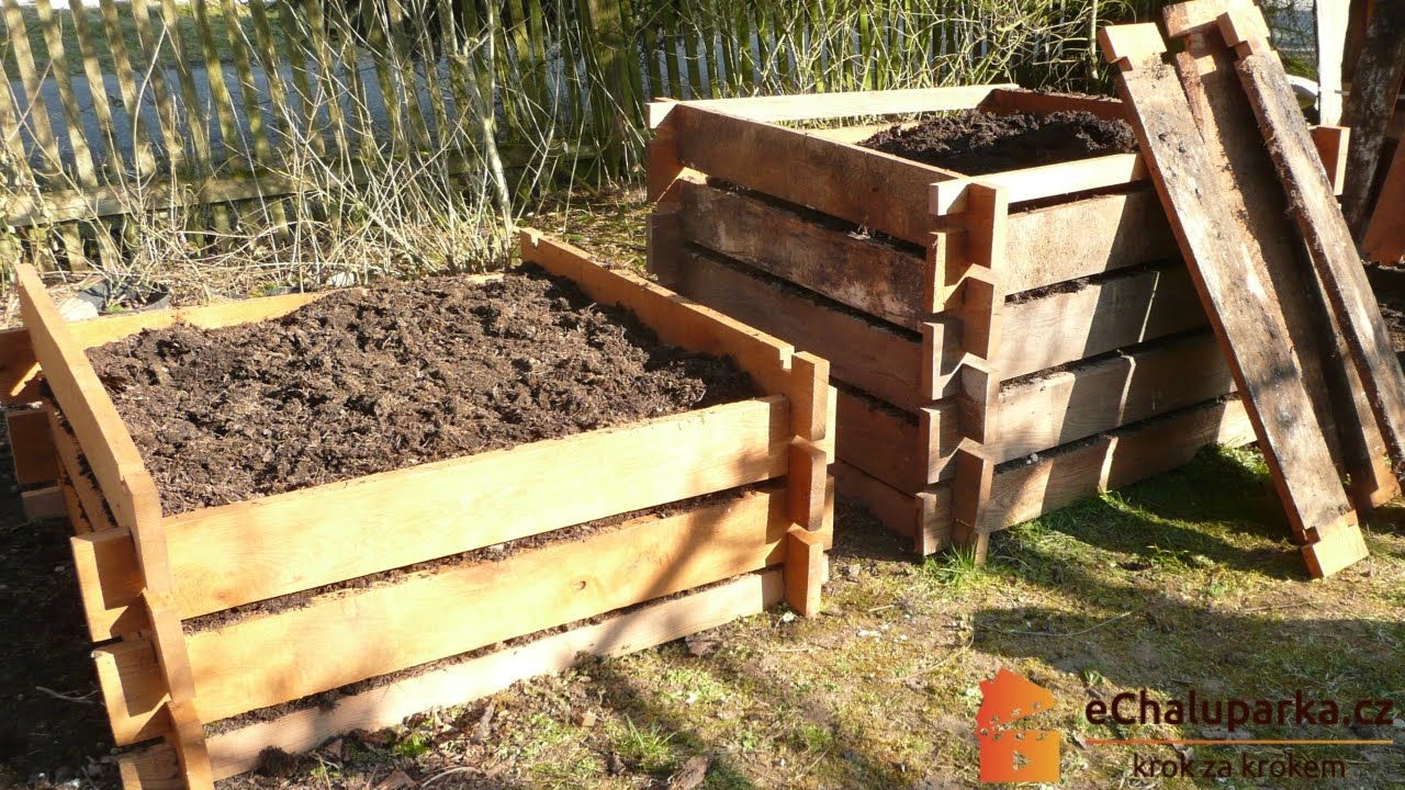 VIDEO: Jak vyrobit dřevěný kompostér a kompostovat. Wooden compost bin -  EnviWeb.cz