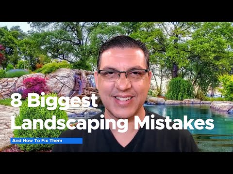 Video: Mistakes In Landscape Design