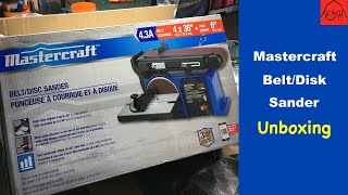 Mastercraft Belt Disk Sander Unboxing Mastercraft Belt Disk Sander Unboxing