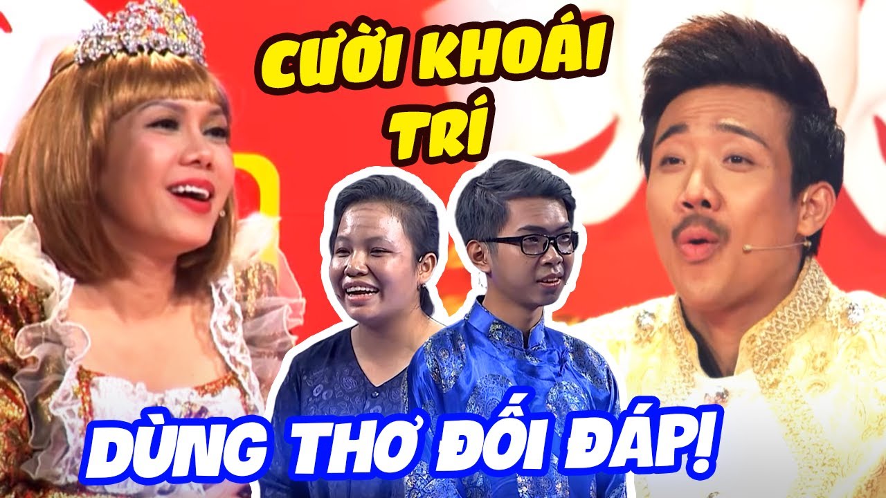 😆 CƯỜI KHOÁI TRÍ Cặp Đôi Dùng Thơ Đối Đáp Khiến Trấn Thành Và Việt Hương Té Ghế | Hài Mới 2025