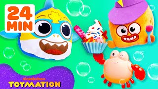 Baby Shark's Big Show Toys Fight Monsters and Eat Ice Cream Marathon! 🦈 | 24 Minutes | Toymation by Toymation 97,999 views 3 months ago 24 minutes