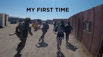 Airsoft First Timer! Some dude passed out!! // Code Red // Perris, CA