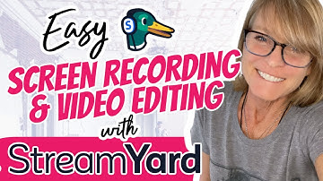 Easy Screen Recording and Video Editing with StreamYard | StreamYard Tutorial for Beginners 2023