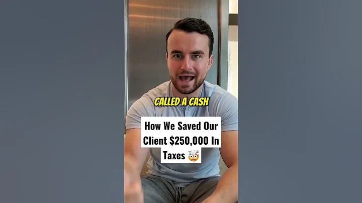 How We Saved Our Client $250,000 In Taxes  Reduced his taxable income using 3 strategies