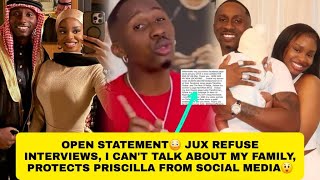 WAHALA O‼️ JUX DECLINES INTERVIEW, PROTECTS WIFE AND SON. I WON&#39;T BE TALKING ABOUT MY FAMILY AGAIN😳