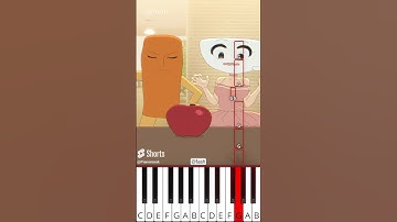 A Magic Show that Makes Clothes Disappear | Brainrot (@tieanimation) - Octave Piano Tutorial