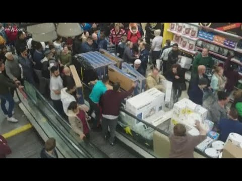 Shoppers hit stores on Thanksgiving for Black Friday deals ...