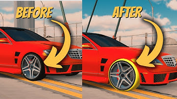 Tutorial How to Change Color Tires Easy Without Using Game guardian | Car Parking Multiplayer