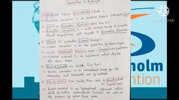 conventions and protocols learning trick.@environment.