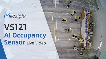 Milesight VS121 AI Occupancy Sensor Demo (High Ceiling Mount): Suitable for Retail Industry